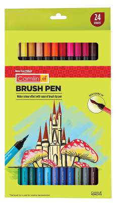 Camlin Brush Pen 24 Shades