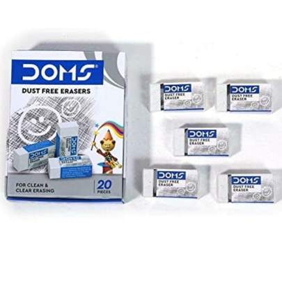 Doms Non Dust Eraser (Small)-20 PIECE